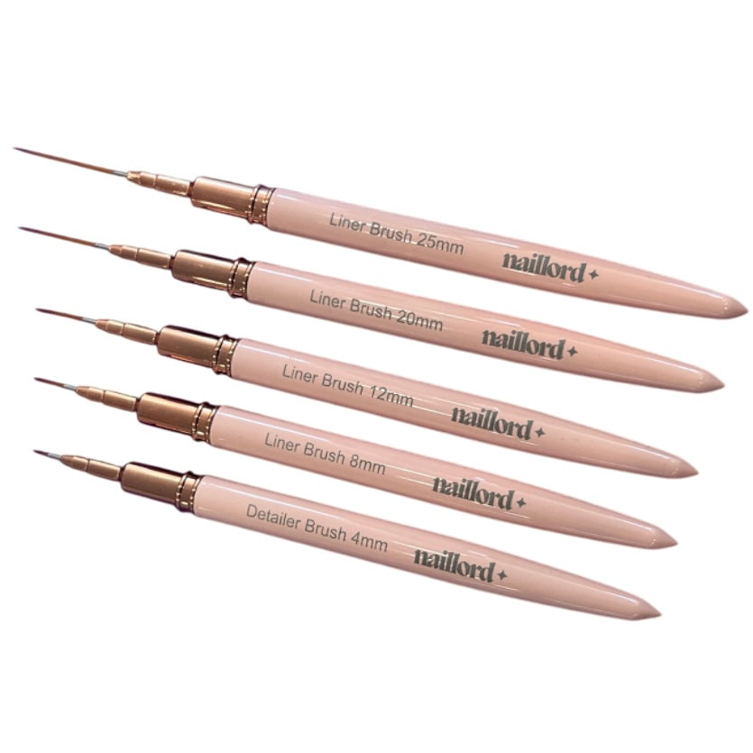 Naillord 5 Pcs Liner Brush Set